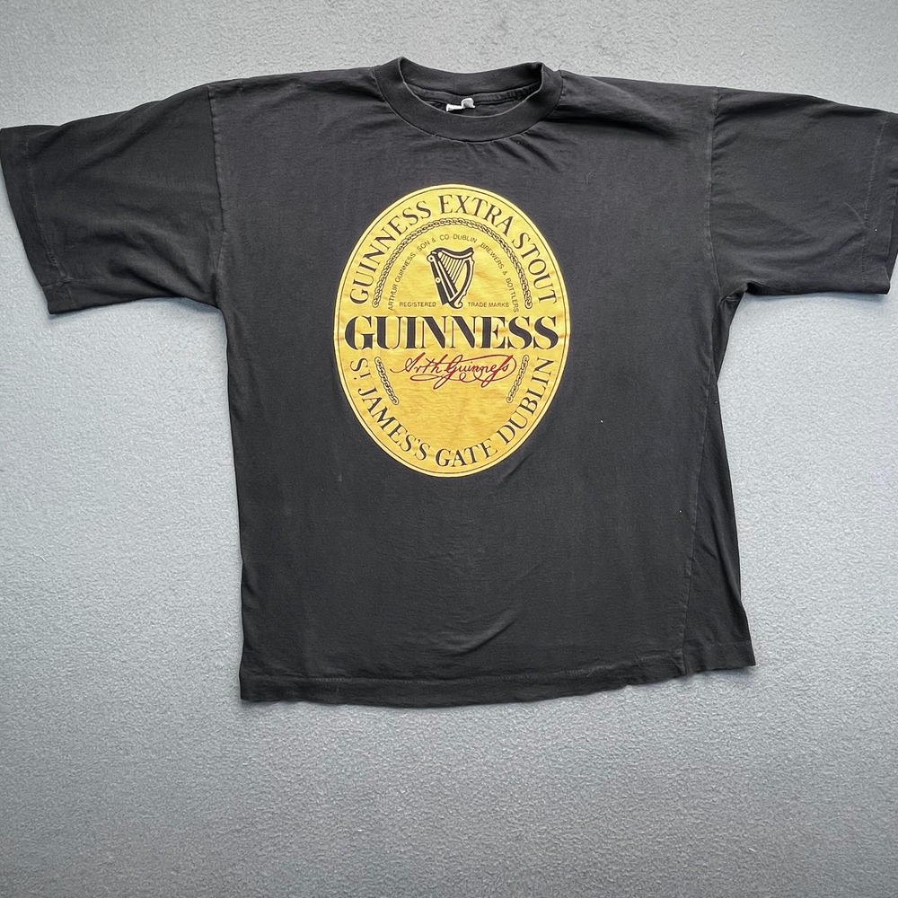 Guinness Extra Stout T Shirt XL Arthur Guinness Gate‎ Dublin Beer Graphic Tee